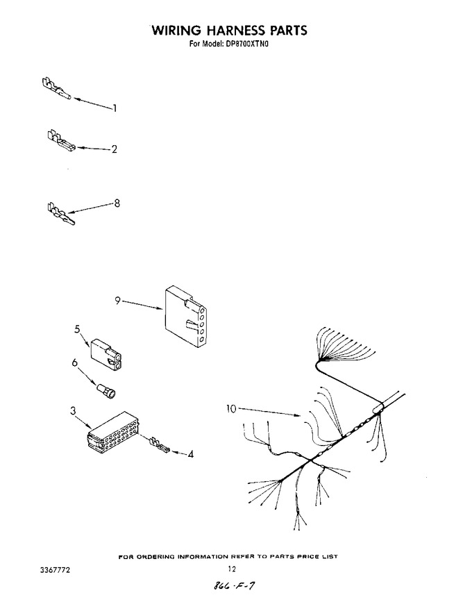 Diagram for DP8700XTN0