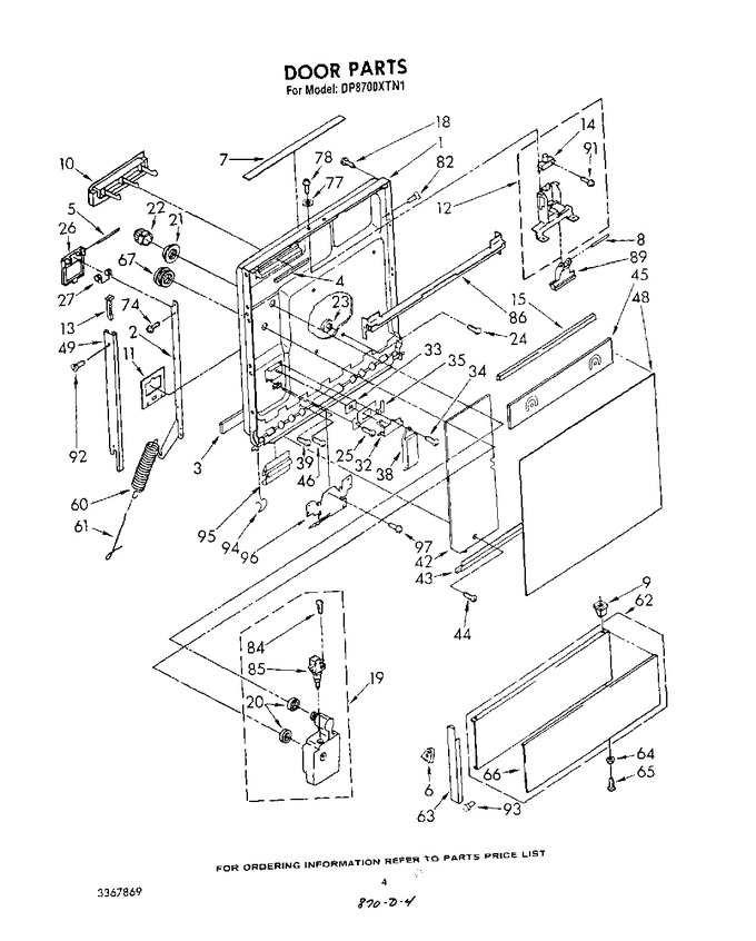 Diagram for DP8700XTN1