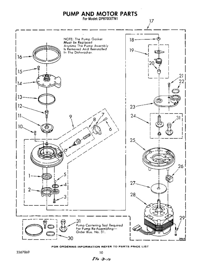 Diagram for DP8700XTN1