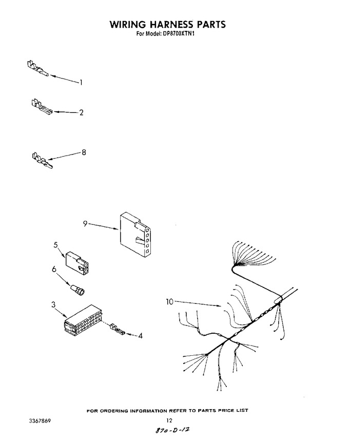 Diagram for DP8700XTN1