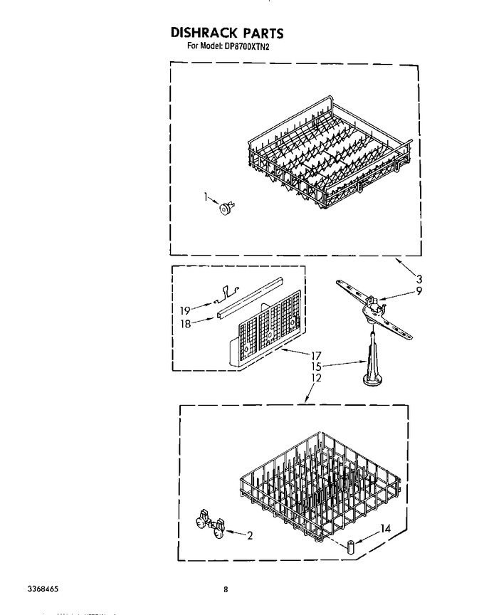 Diagram for DP8700XTW2