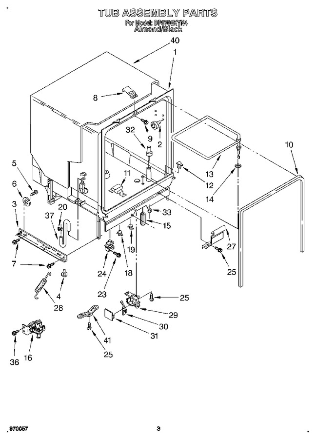 Diagram for DP8700XYN4