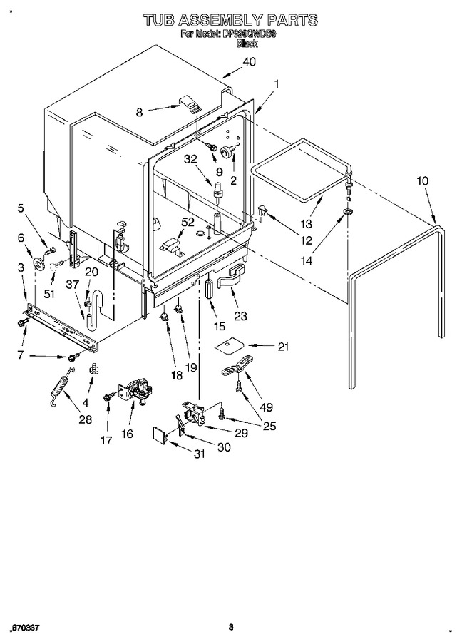 Diagram for DP920QWDB0