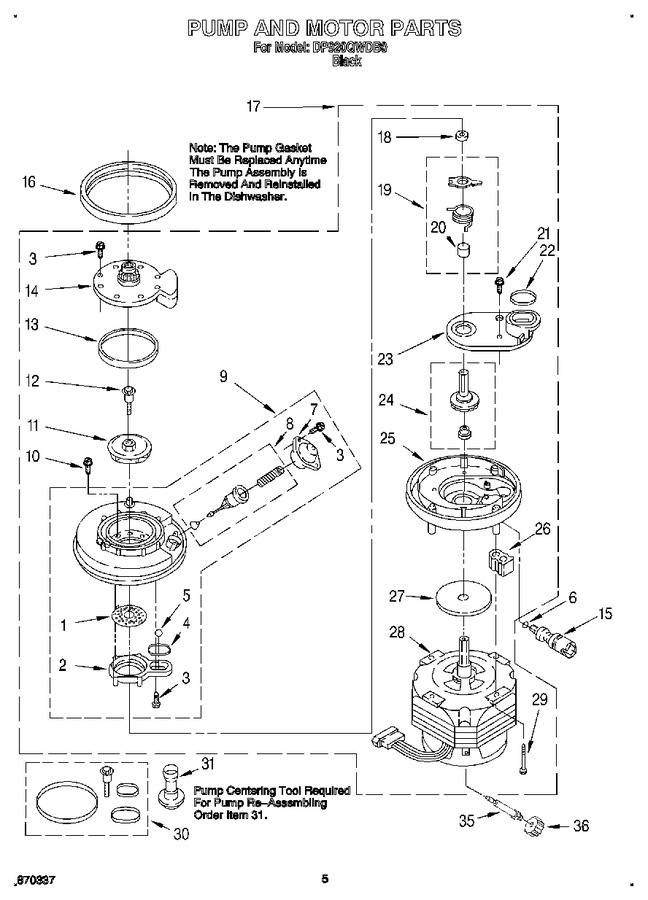 Diagram for DP920QWDB0