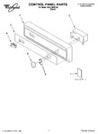 Diagram for 01 - Control Panel Parts