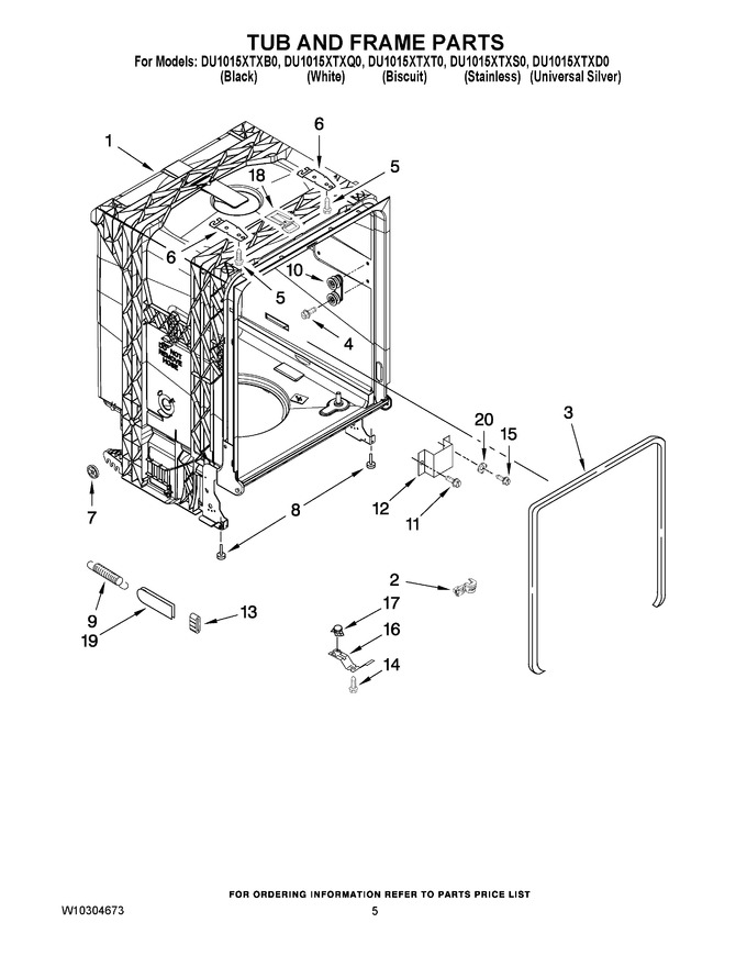 Diagram for DU1015XTXD0