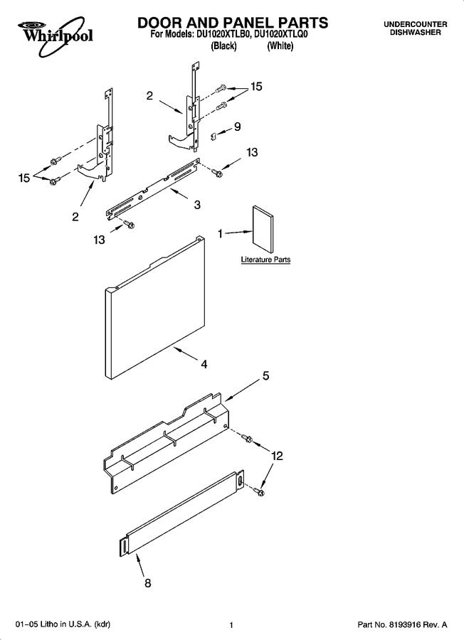 Diagram for DU1020XTLQ0