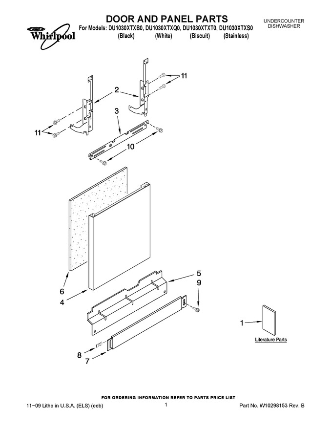 Diagram for DU1030XTXT0