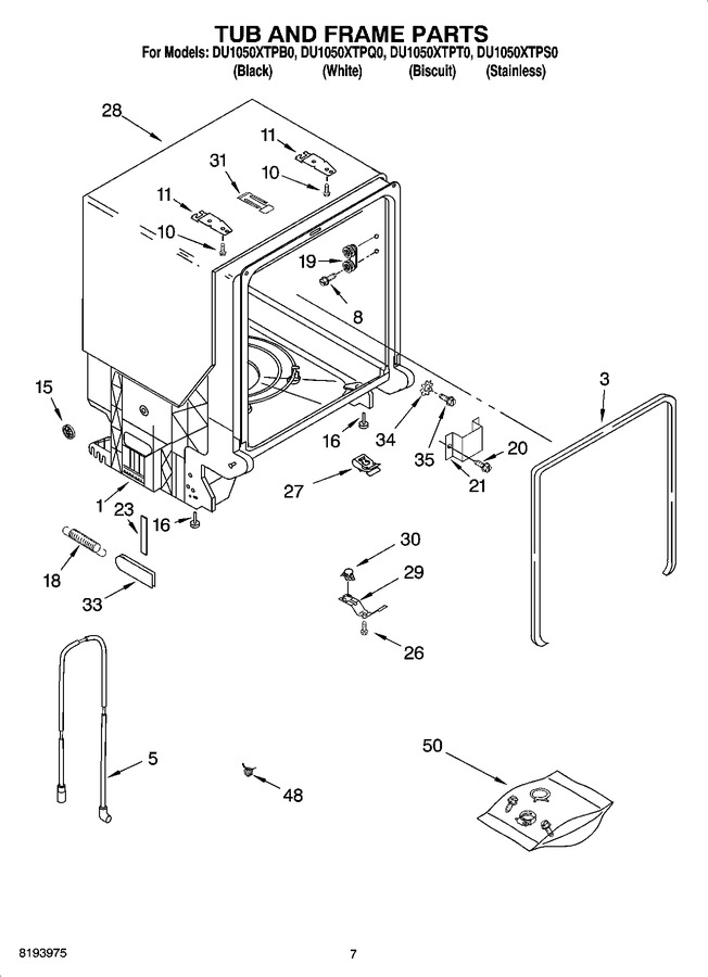 Diagram for DU1050XTPQ0