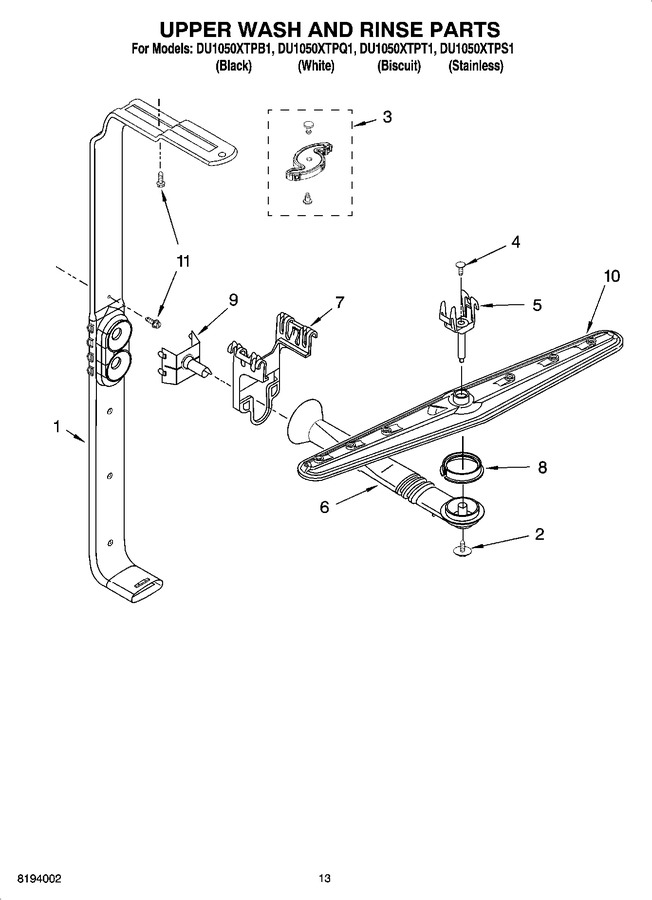 Diagram for DU1050XTPT1