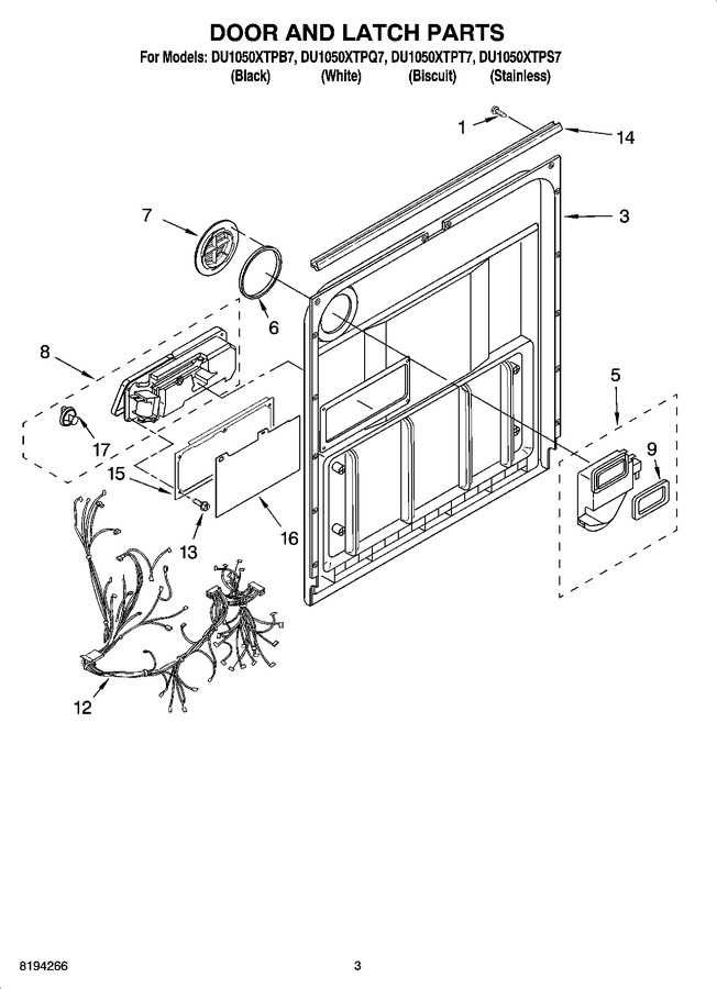 Diagram for DU1050XTPB7