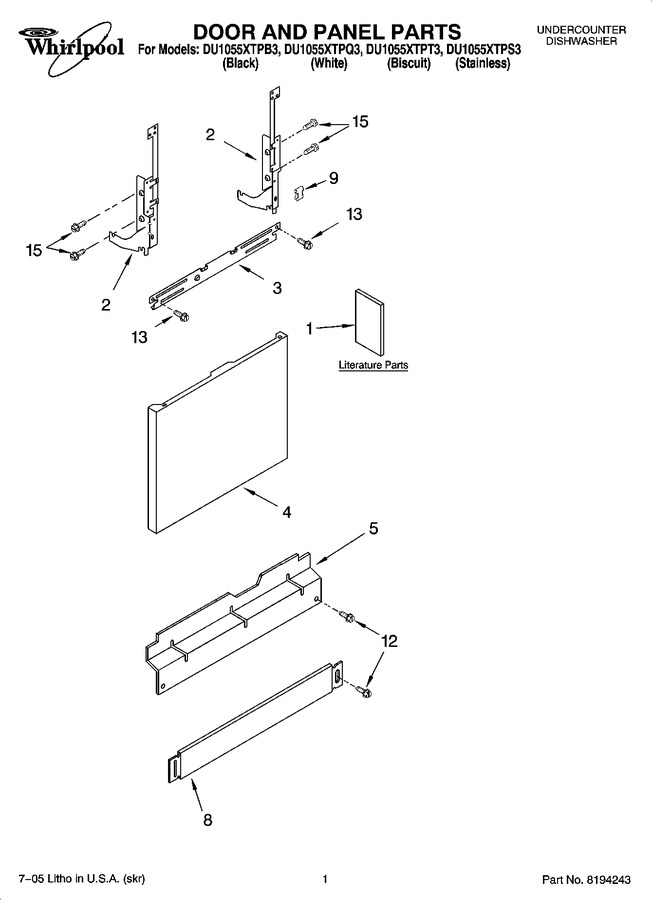 Diagram for DU1055XTPT3