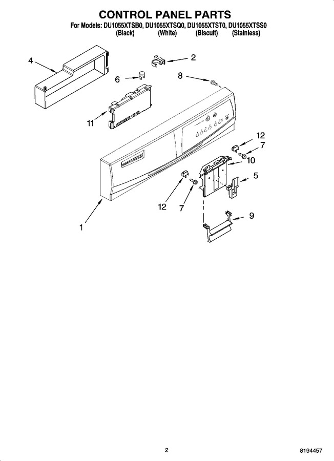 Diagram for DU1055XTSS0