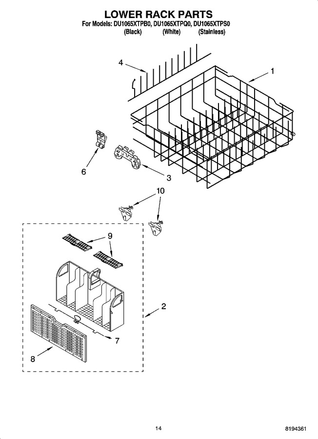 Diagram for DU1065XTPB0