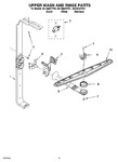 Diagram for 10 - Upper Wash And Rinse Parts