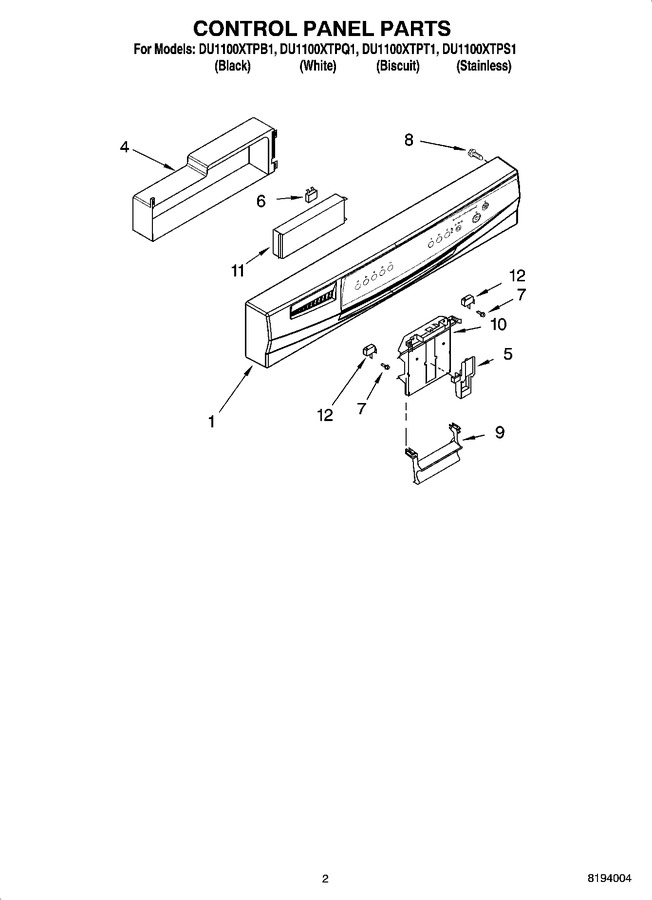 Diagram for DU1100XTPS1