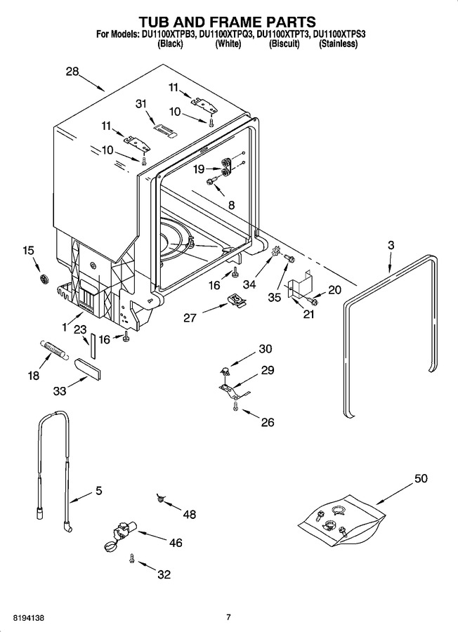 Diagram for DU1100XTPB3