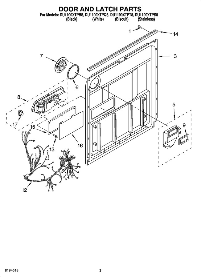 Diagram for DU1100XTPQ8