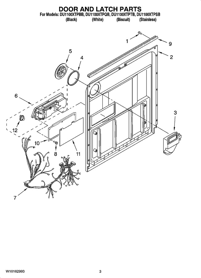 Diagram for DU1100XTPTB