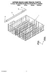 Diagram for 09 - Upper Rack And Track Parts