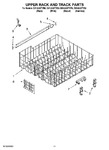 Diagram for 09 - Upper Rack And Track Parts