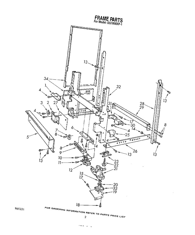 Diagram for DU1800XP1