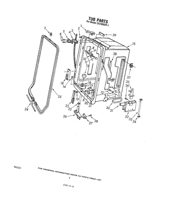 Diagram for DU1800XP1