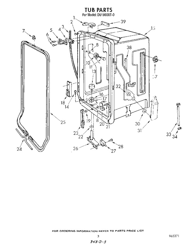 Diagram for DU1800XT0