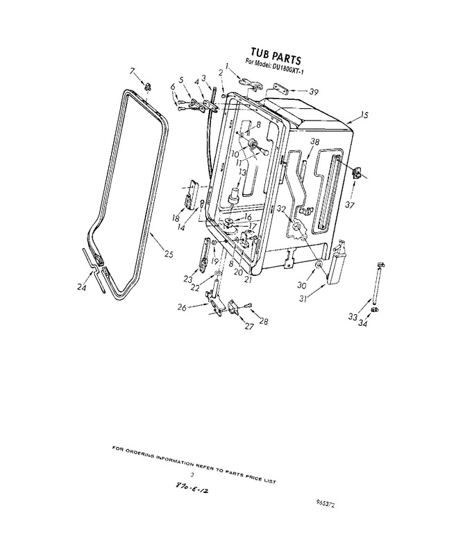 Diagram for DU1800XT1