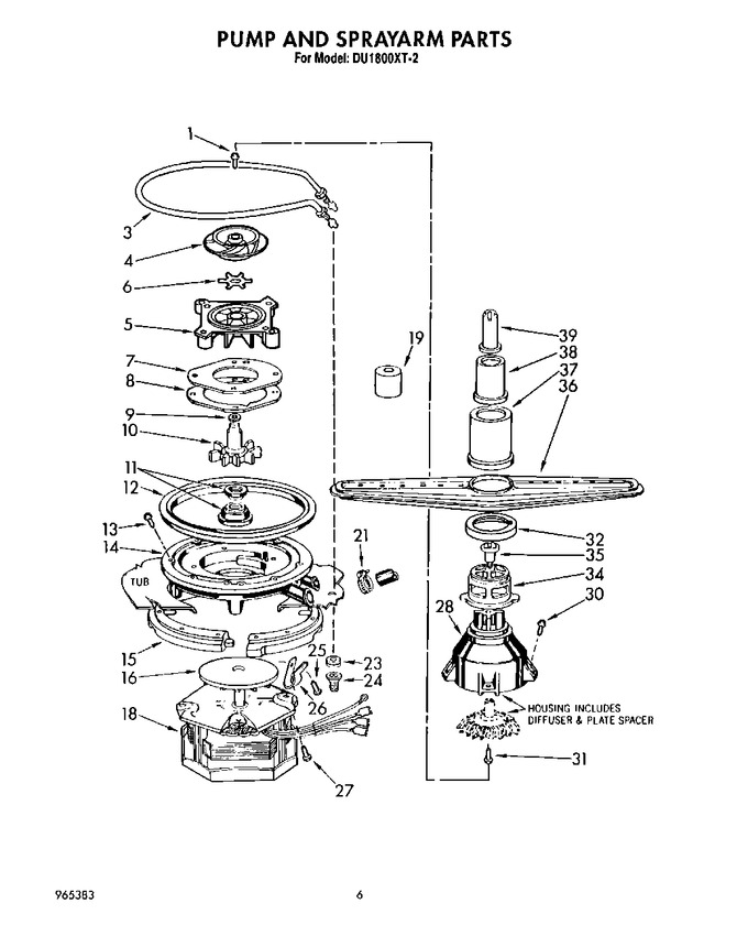 Diagram for DU1800XT2