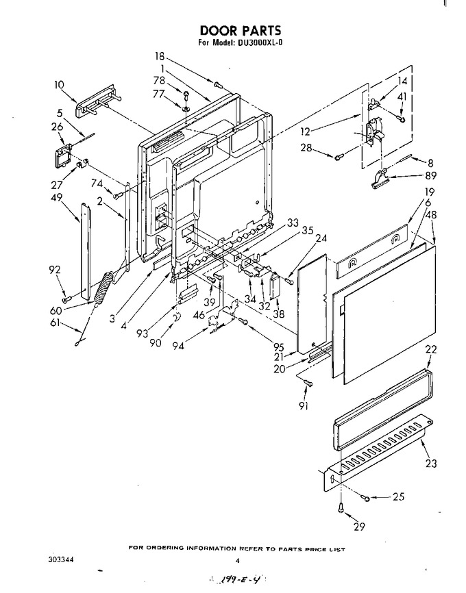 Diagram for DU3000XL0