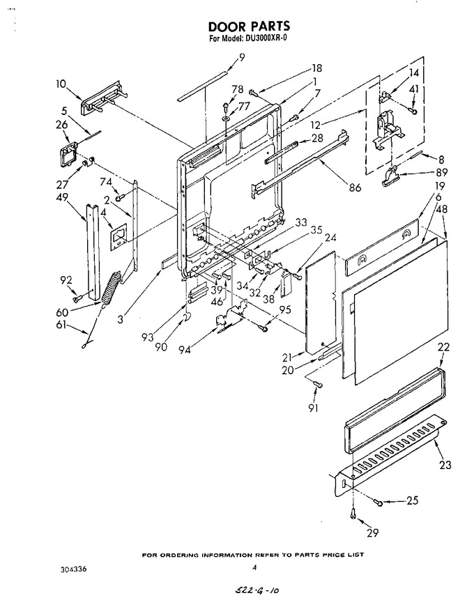 Diagram for DU3000XR0