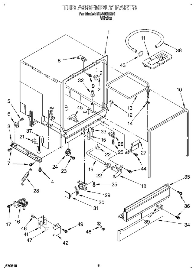 Diagram for DU4000XB1