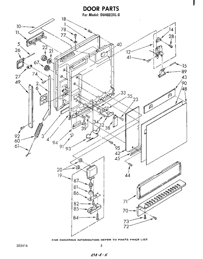 Diagram for DU4003XL0