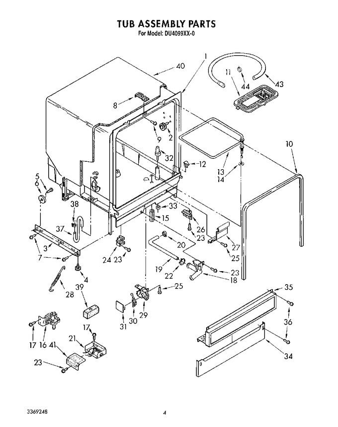 Diagram for DU4099XX0