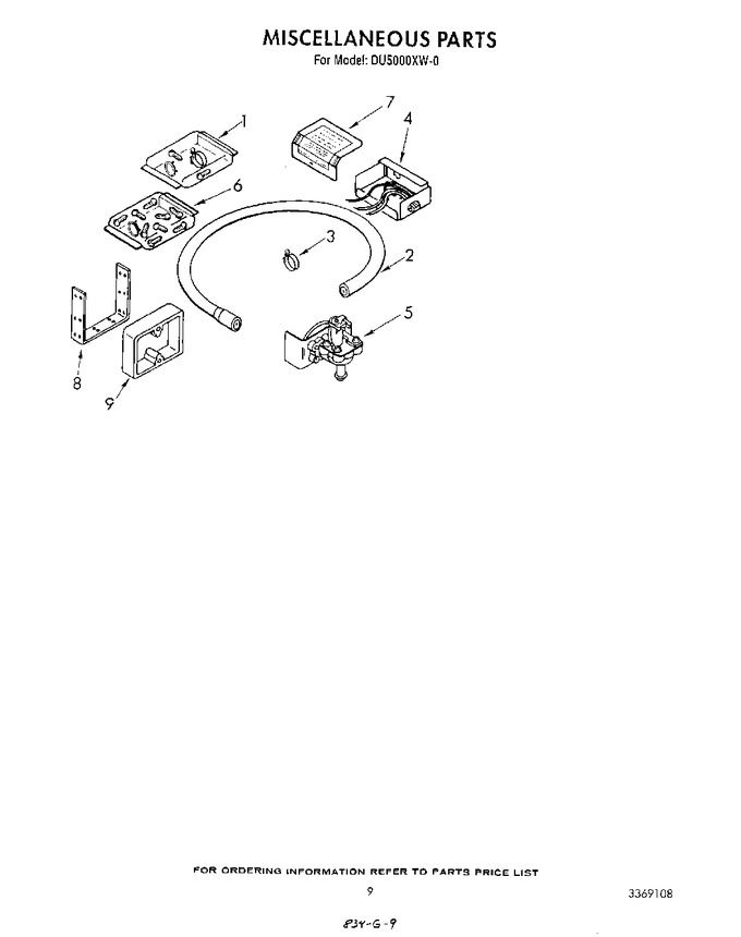 Diagram for DU5000XW0