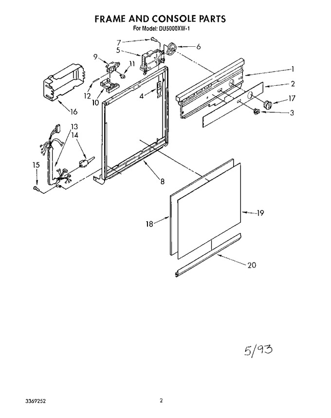 Diagram for DU5000XW1