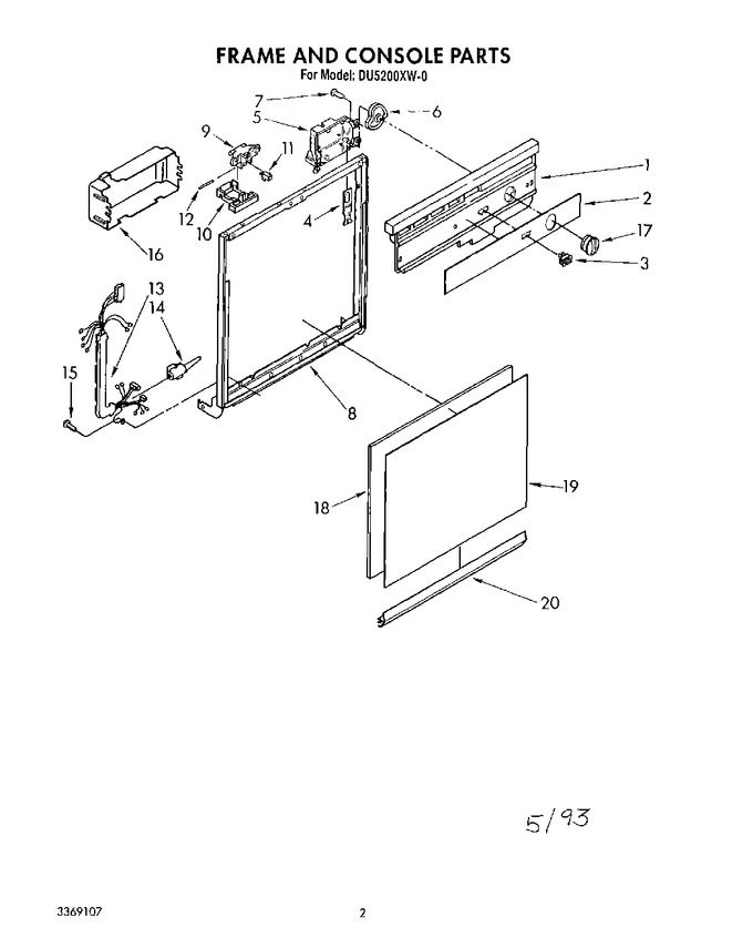 Diagram for DU5200XW0