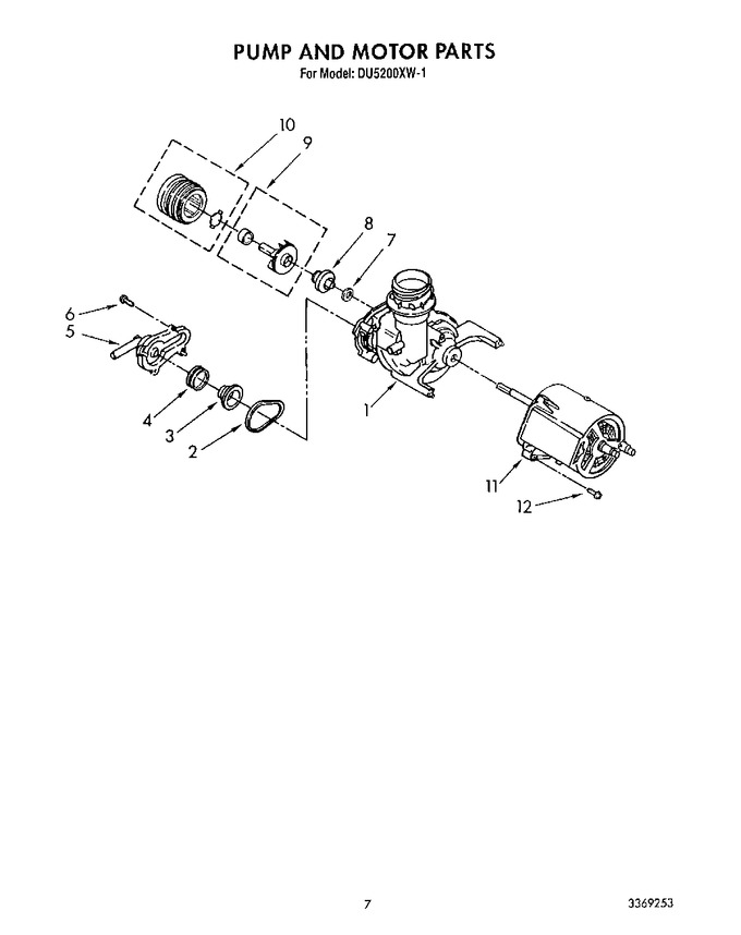 Diagram for DU5200XW1