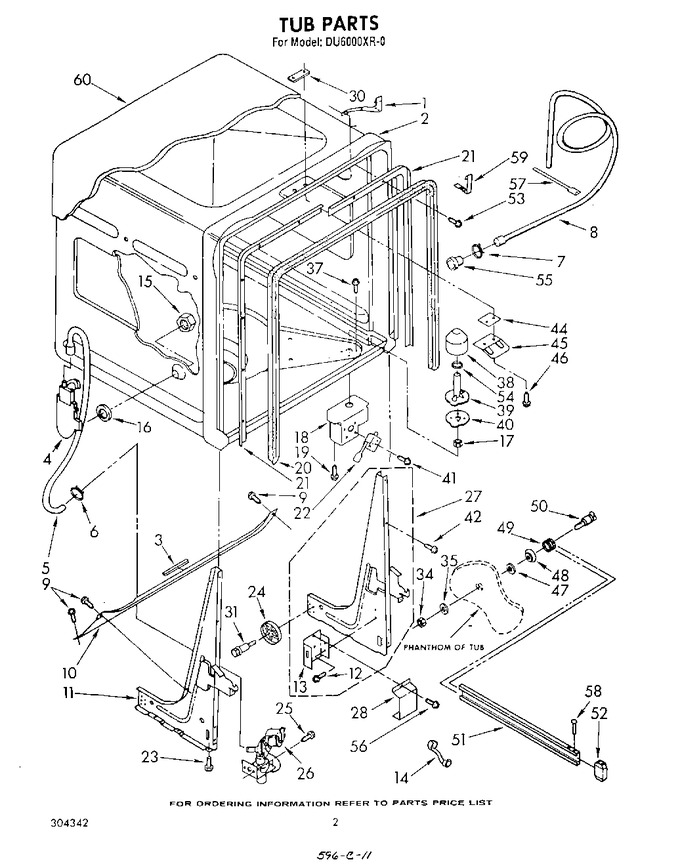 Diagram for DU6000XR0