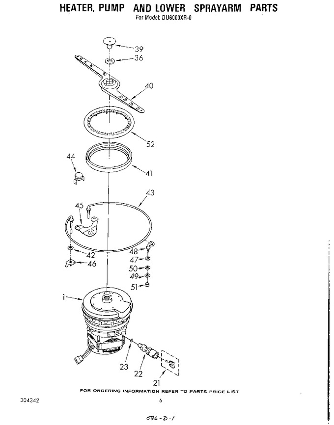 Diagram for DU6000XR0