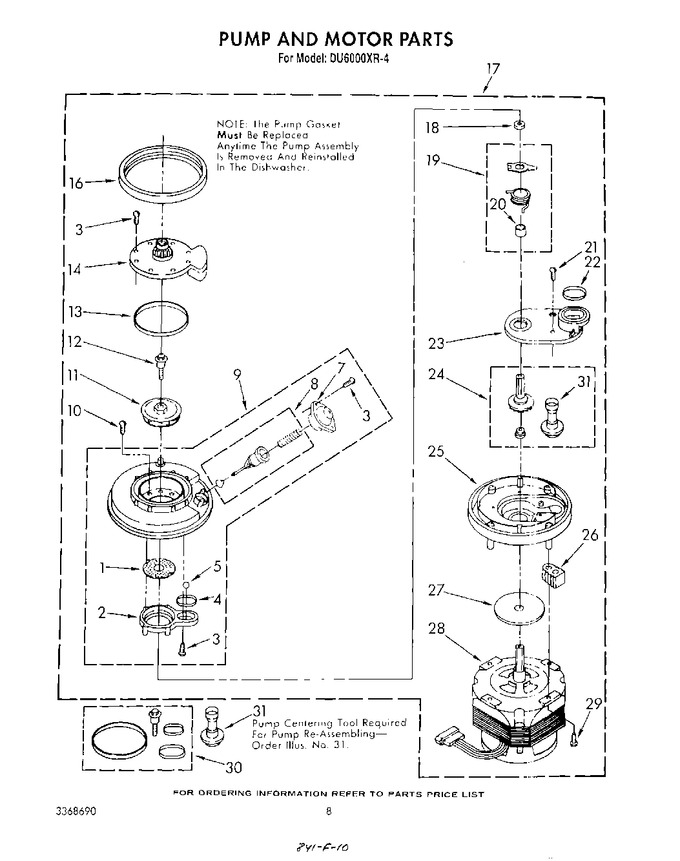 Diagram for DU6000XR4