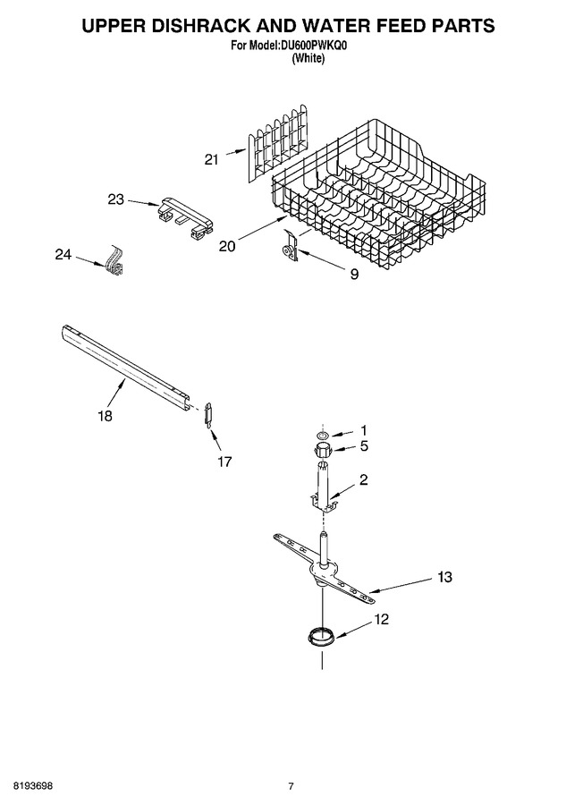 Diagram for DU600PWKQ0