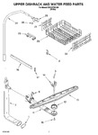 Diagram for 05 - Upper Dishrack And Water Feed