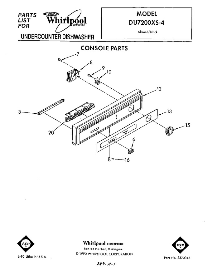 Diagram for DU7200XS4