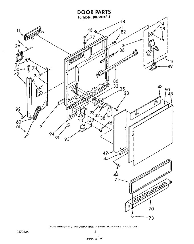 Diagram for DU7200XS4