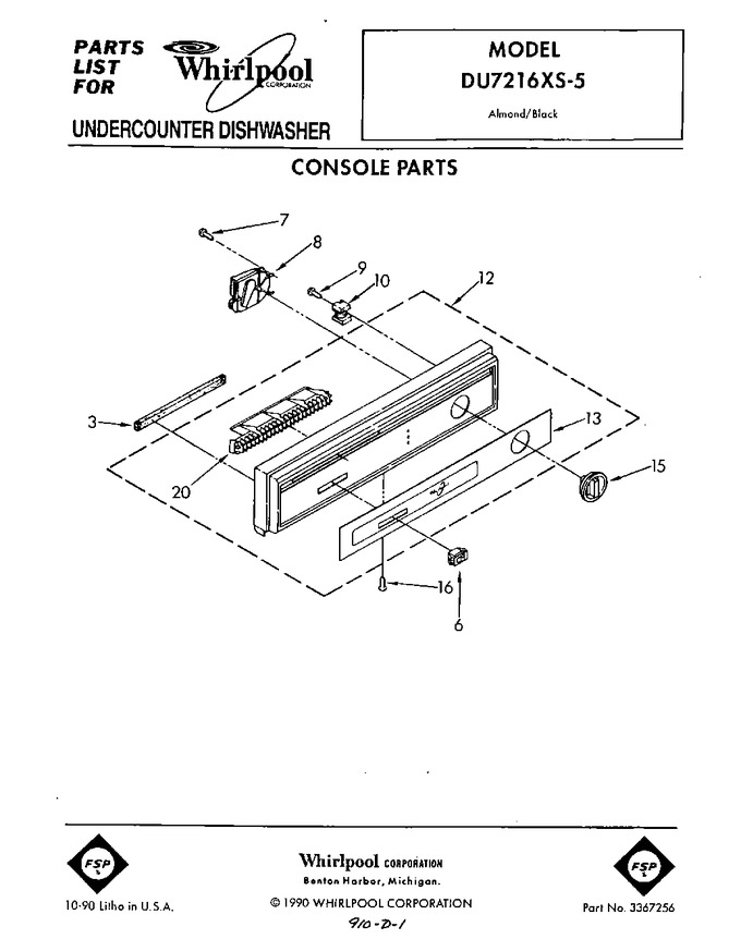 Diagram for DU7216XS5