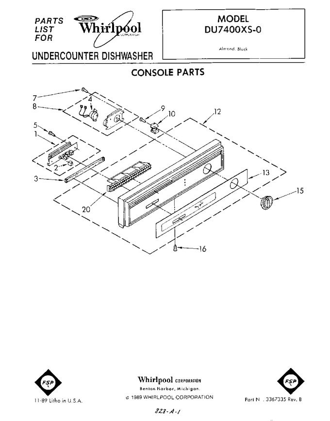 Diagram for DU7400XS0