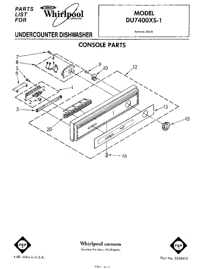 Diagram for DU7400XS1