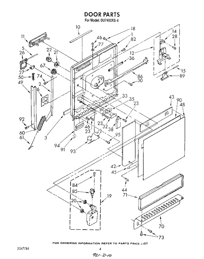 Diagram for DU7400XS4